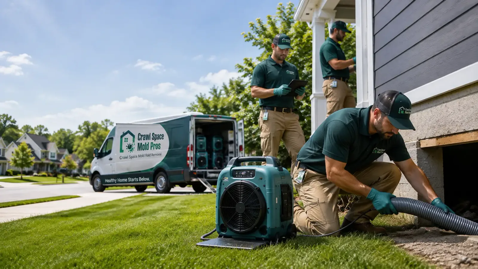 Crawl Space Mold Removal in Aurelia, IA